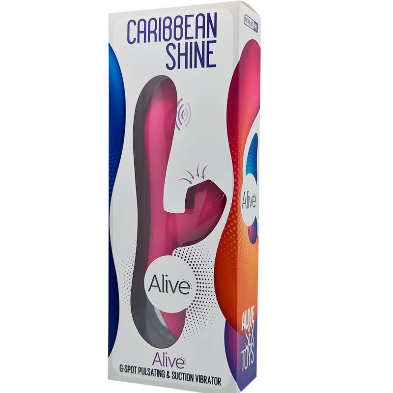 img_158878_504015f4fdc8037c87facc0f15d51e35_1.jpg ALIVE - CARIBBEAN SHINE VIBRATOR  FUCHSIA STIMULATING WAVES - Image 5