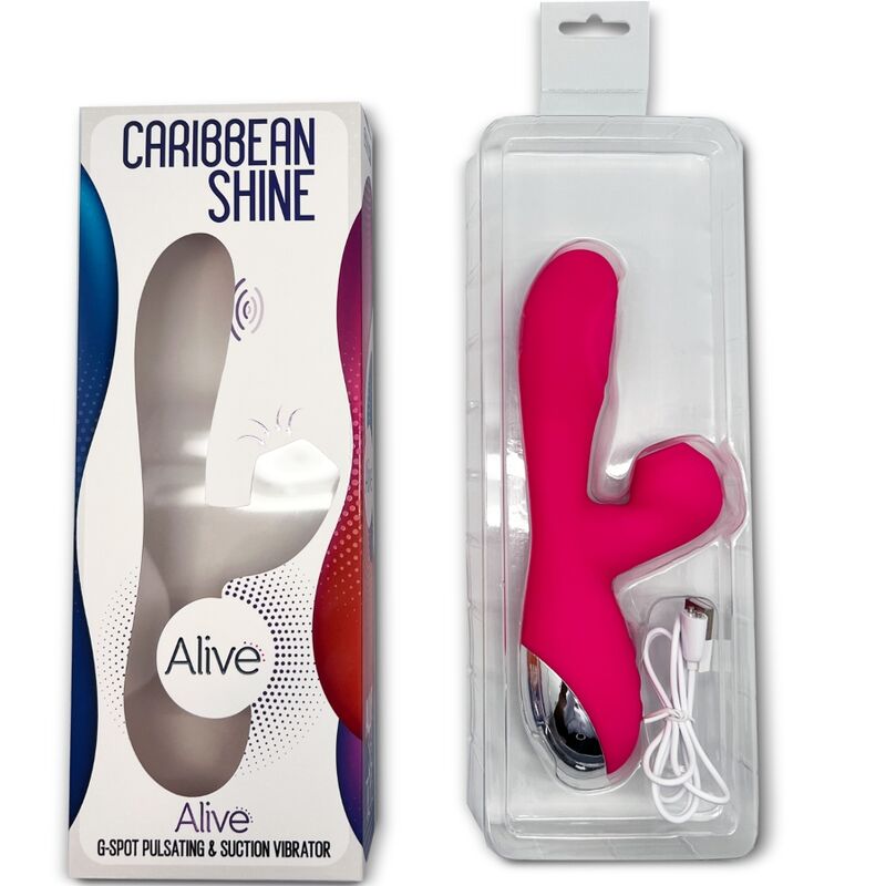 img_158882_fc5dfc34248d763f3efbd28eef057c29_1.jpg ALIVE - CARIBBEAN SHINE VIBRATOR  FUCHSIA STIMULATING WAVES - Image 4