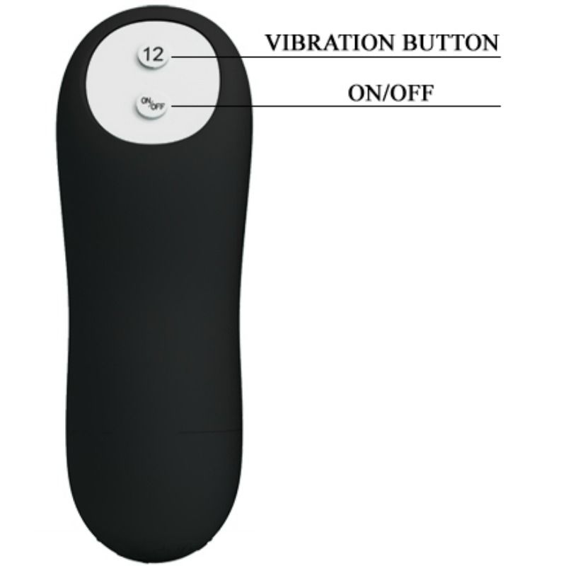 img_49765_be492b940e3c919f0ad6ff9d147d8beb_1.jpg PRETTY LOVE - SILICONE ANAL PLUG PENIS FORM AND 12 VIBRATION MODES BLACK - Image 5